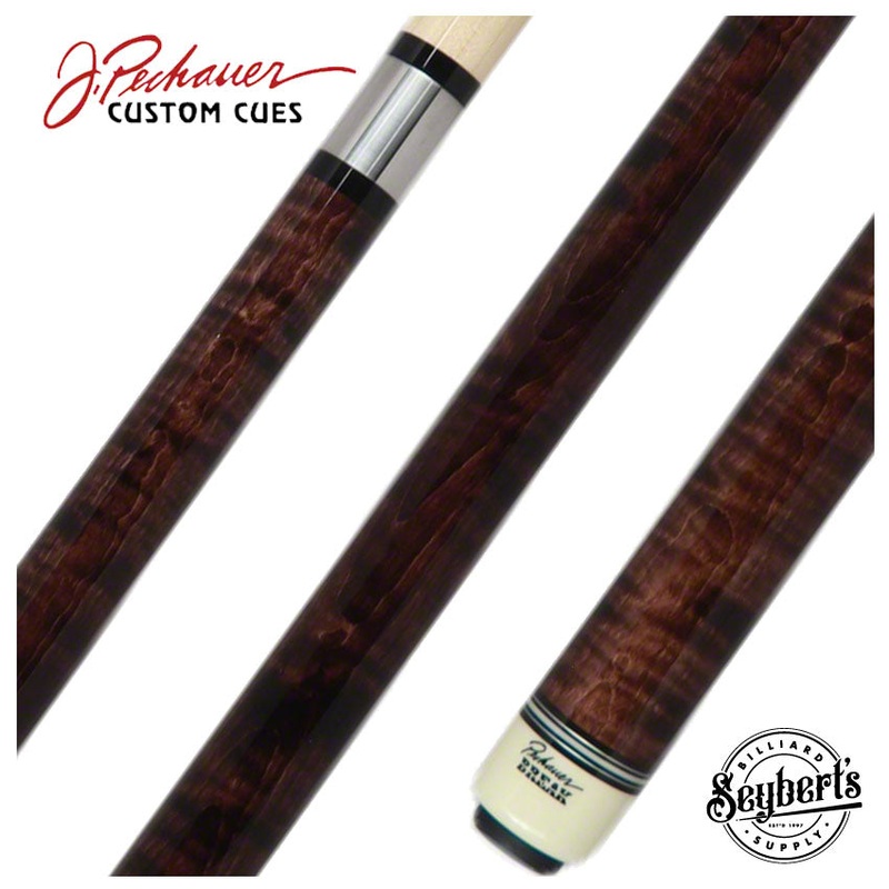Pechauer Rosewood Stained Curly Maple Break Cue – PCMBK