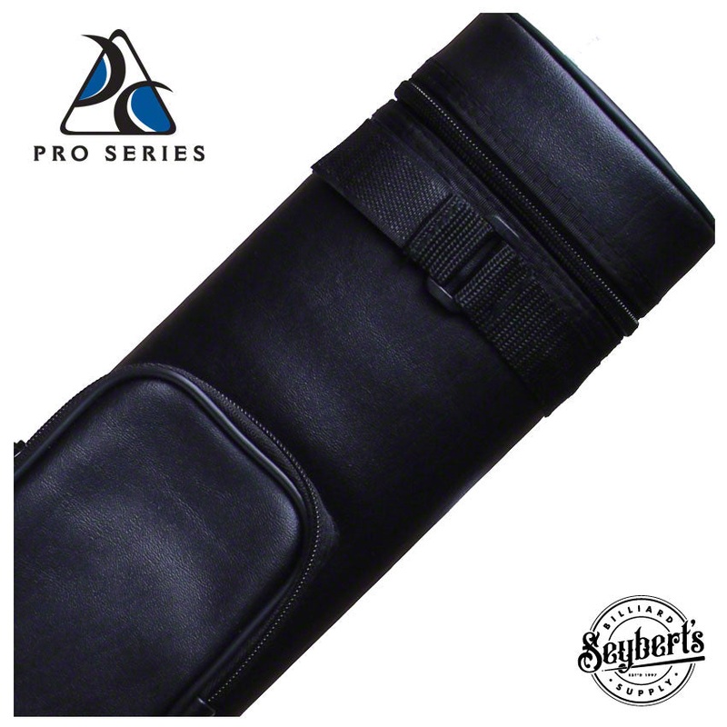Pro Series Traditional Black 2×2 Hard Pool Cue Case – PR22VA