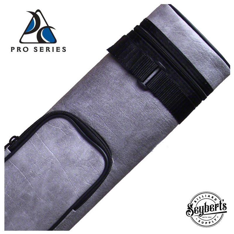 Pro Series Traditional Grey 2×2 Hard Pool Cue Case – PR22VD