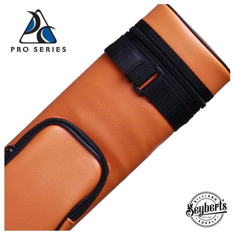 Pro Series Traditional Orange 2×2 Hard Pool Cue Case – PR22VO