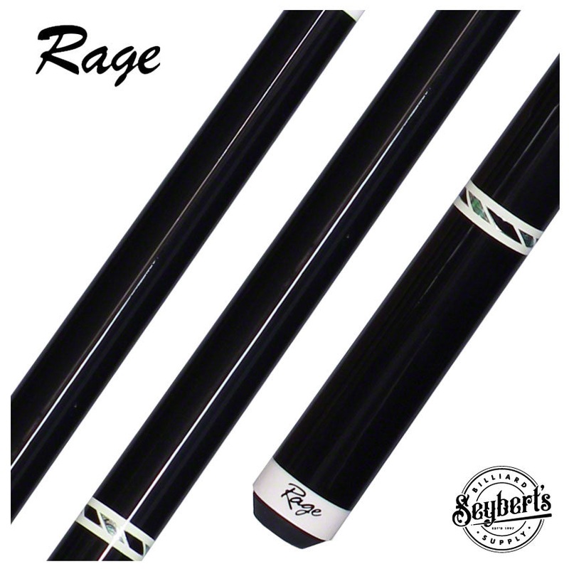 Rage Metallic Black RG96 Pool Cue – RG96