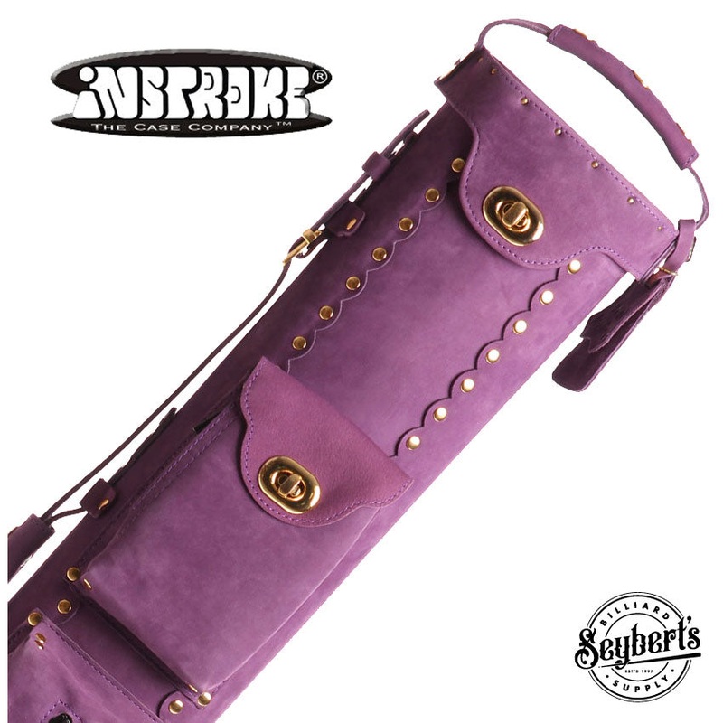 Instroke Buffalo Purple 3×7 Pool Cue Case – SPINSPURPLE37