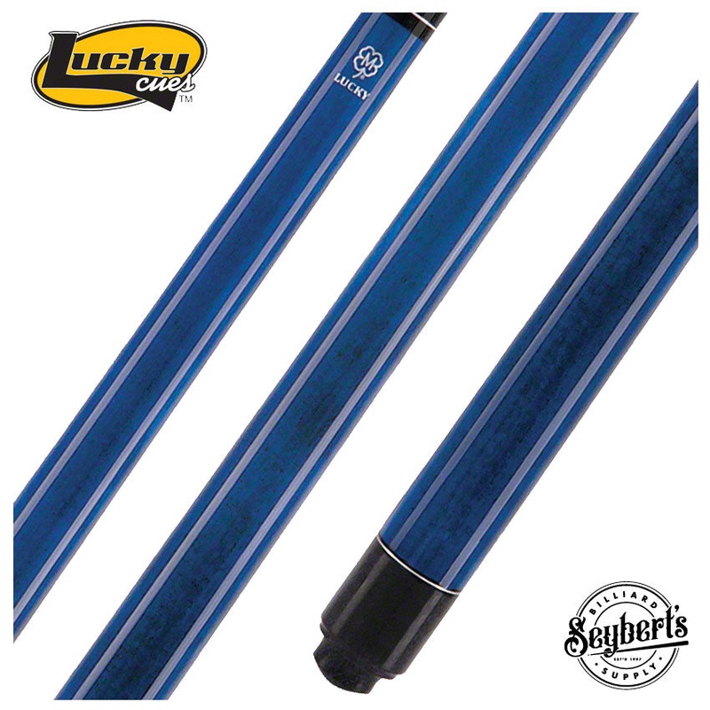 Lucky Blue No Wrap Pool Cue – L02