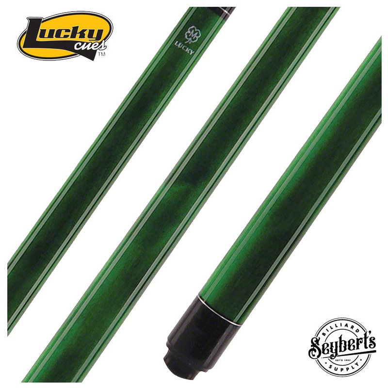 Lucky Green No Wrap Pool Cue – L03