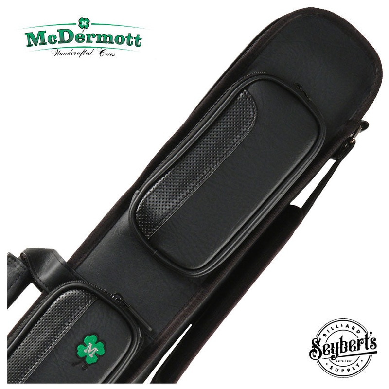 McDermott Black 2×4 Soft Pool Cue Case – 750923