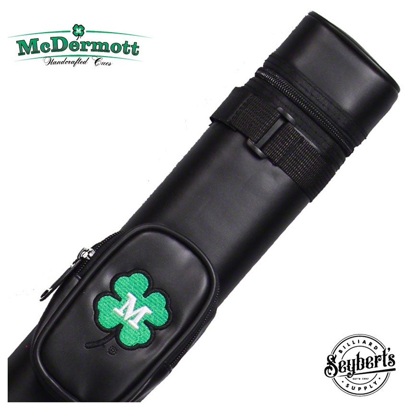 McDermott Black Oval 1×1 Hard Pool Cue Case – 750931