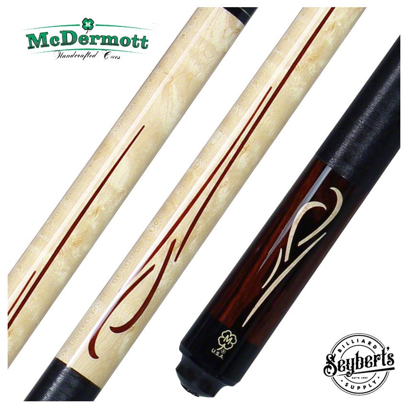 McDermott G Series Birdseye Maple and Cocobolo with Maple and Cocobolo Points Pool Cue – G416