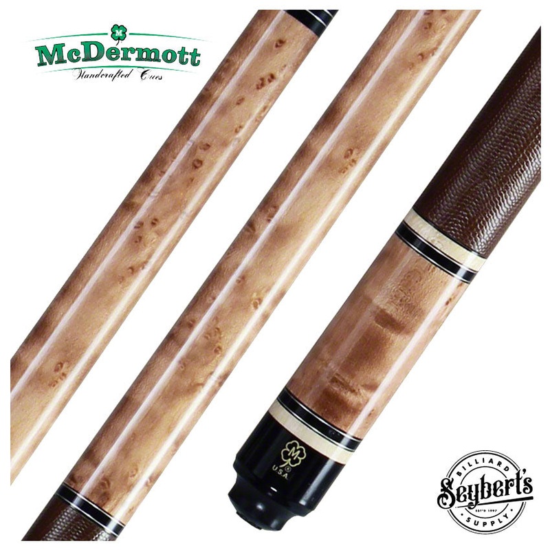McDermott G Series Natural Walnut Stained Birdseye Maple Pool Cue – G327