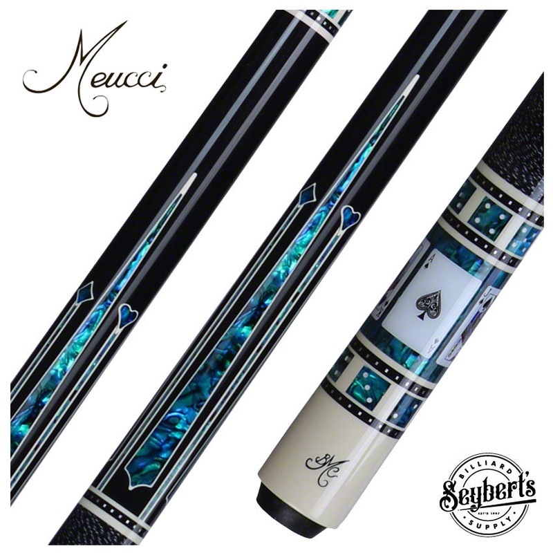 Meucci BMC Casino 3 Black Pool Cue with Pro Shaft – BMC3BKPRO