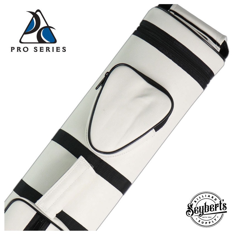 Pro Series White Oval 3×5 Hard Pool Cue Case – PRO35NLW