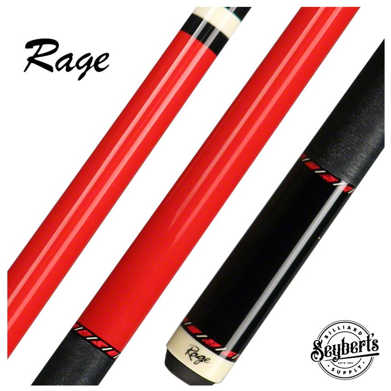 Rage Black and Red Pool Cue – RGC9