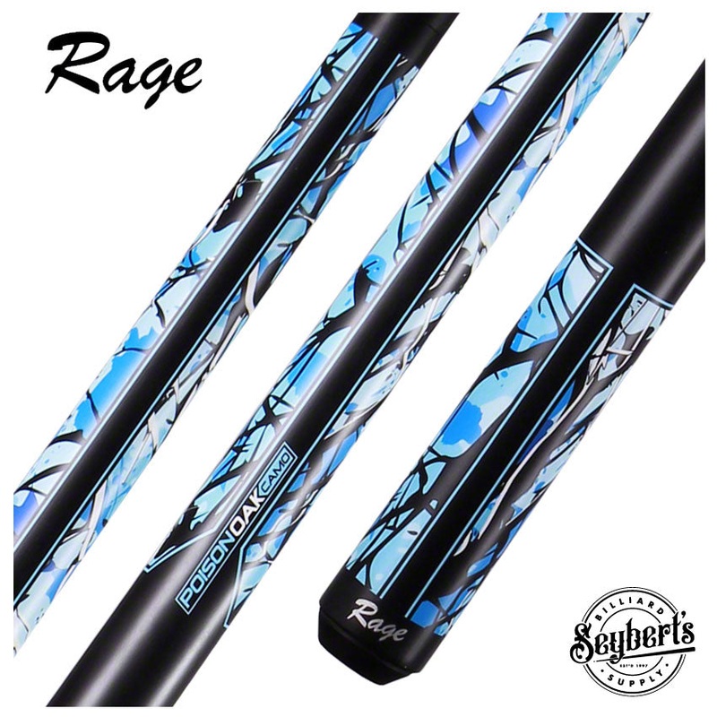Rage Blue Poison Oak Camo Pool Cue – RGCB