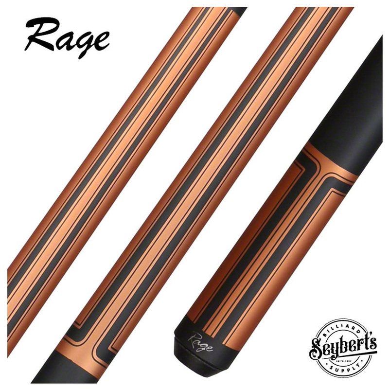 Rage Copper Racing Stripe Pool Cue – RG103
