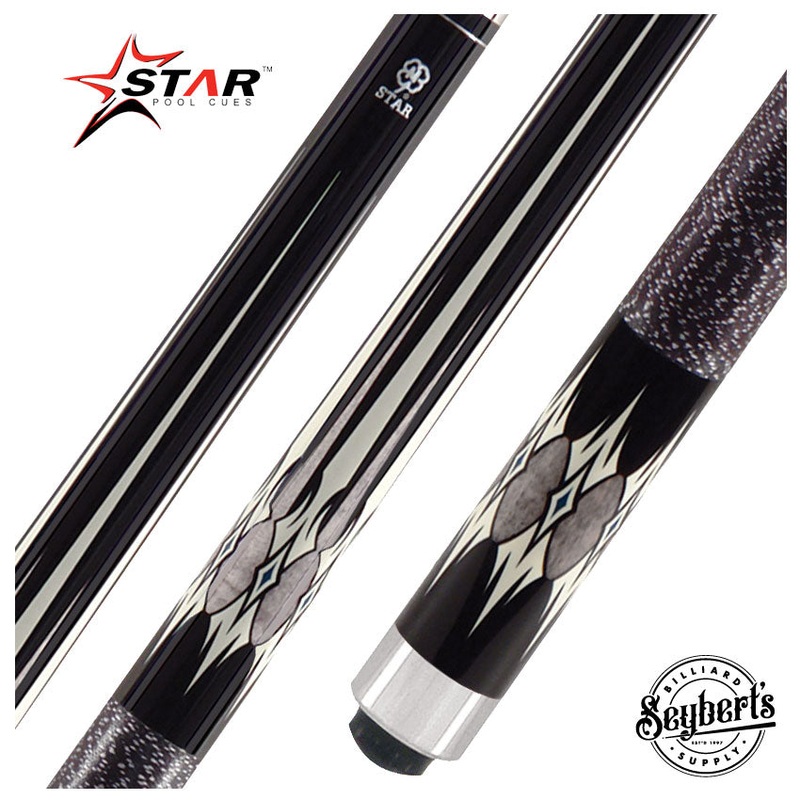 Star Black 10 Point Design Cue – S51
