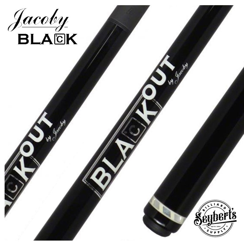 Jacoby BlaCkOut Black No Wrap Carbon Fiber Break/Jump Cue – JACBKOUT