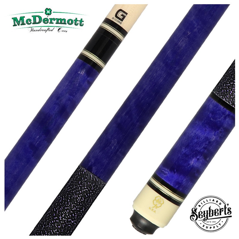 McDermott G Series Purple Stained Birdseye Maple Pool Cue – G241