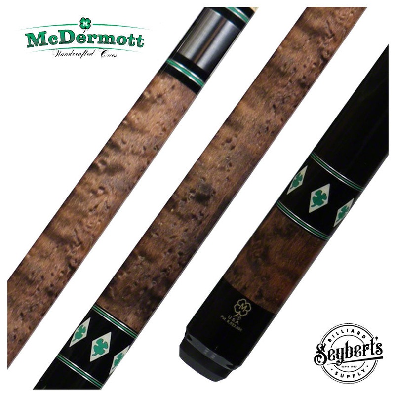 McDermott H Series Birdseye Maple with 4 Clover Pool Cue – H850