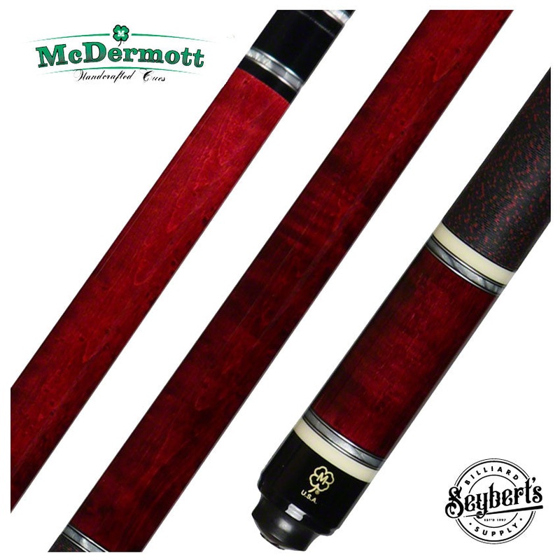 McDermott Select Series Burgundy Stained Birdseye Maple Pool Cue – SL01