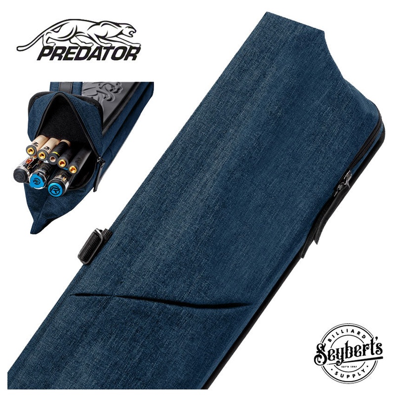 Predator Urbain Blue Top Zipper 3×5 Hard Pool Cue Case – PREU3X5BLH