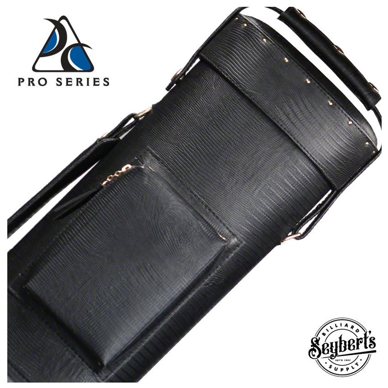 Pro Series Black 4×8 Hard Pool Cue Case – PS548