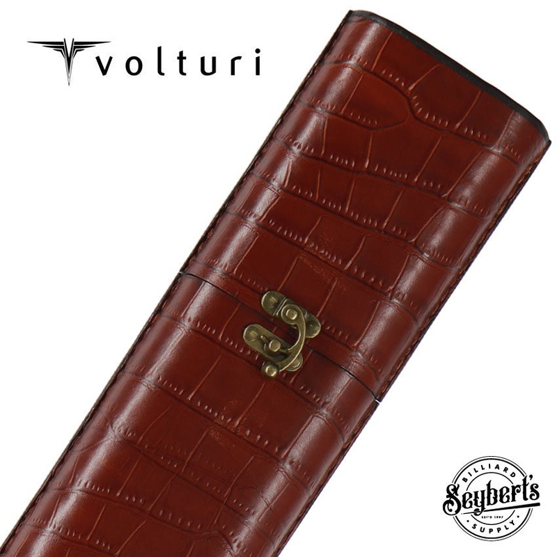 Volturi Fellini Style Saddle Tan 2×2 Hard Pool Cue Case – VCFS2X2STAN
