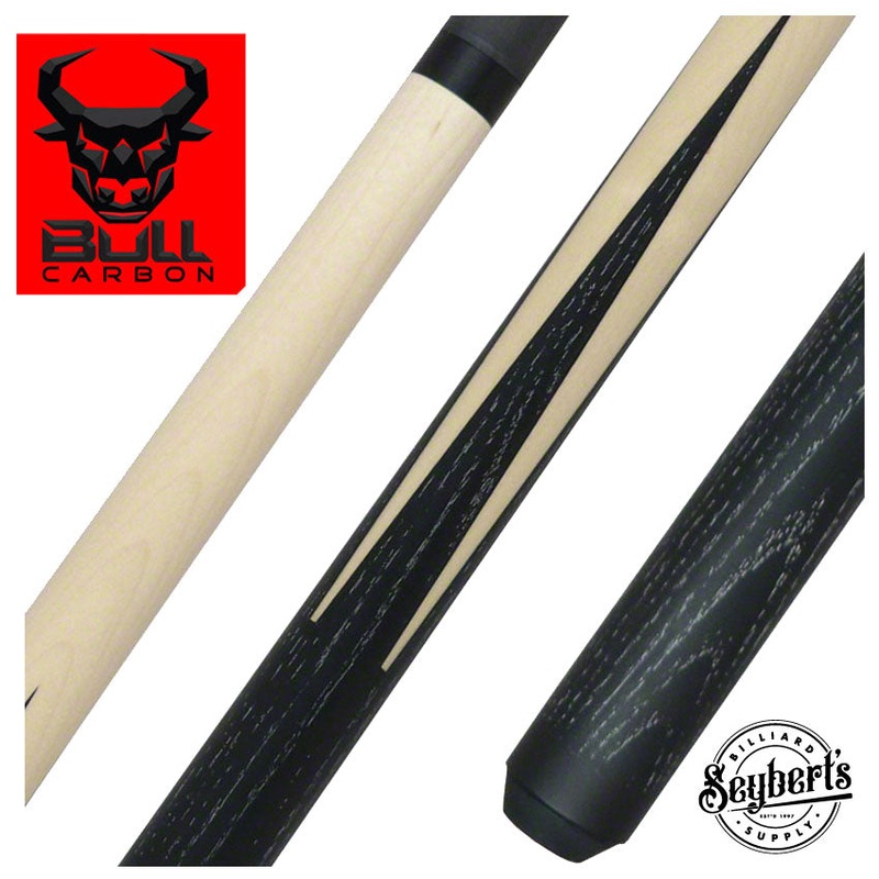 Bull Carbon Black Sneaky Pete Pool Cue with Bull Carbon Shaft – LD5