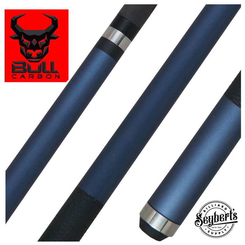 Bull Carbon Blue Stained Pool Cue with Bull Carbon Shaft – LD12