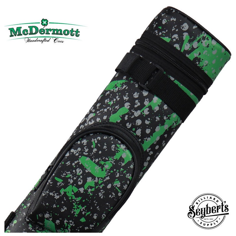McDermott Designer Black/Green/Gray 2×2 Pool Cue Case – 750937