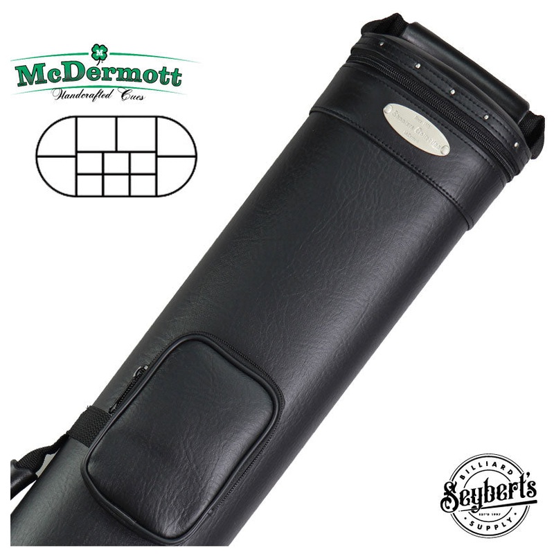 McDermott Shooter Collection Black 6×6 Pool Cue Case – 750944