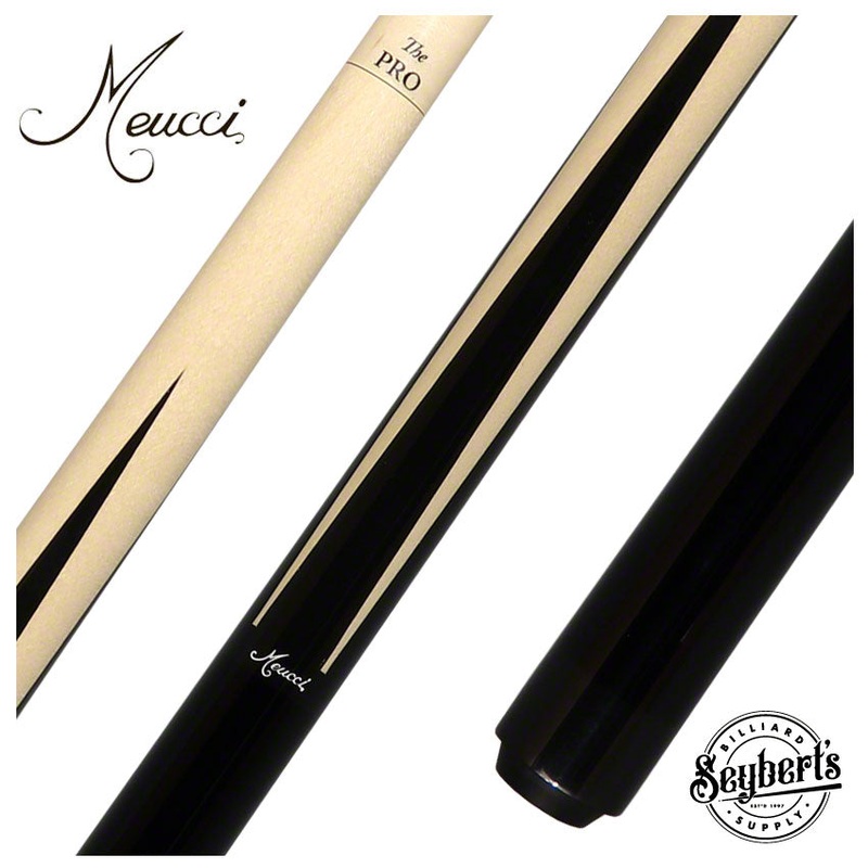 Meucci Black Sneaky Pete Pool Cue – M1BKPRO