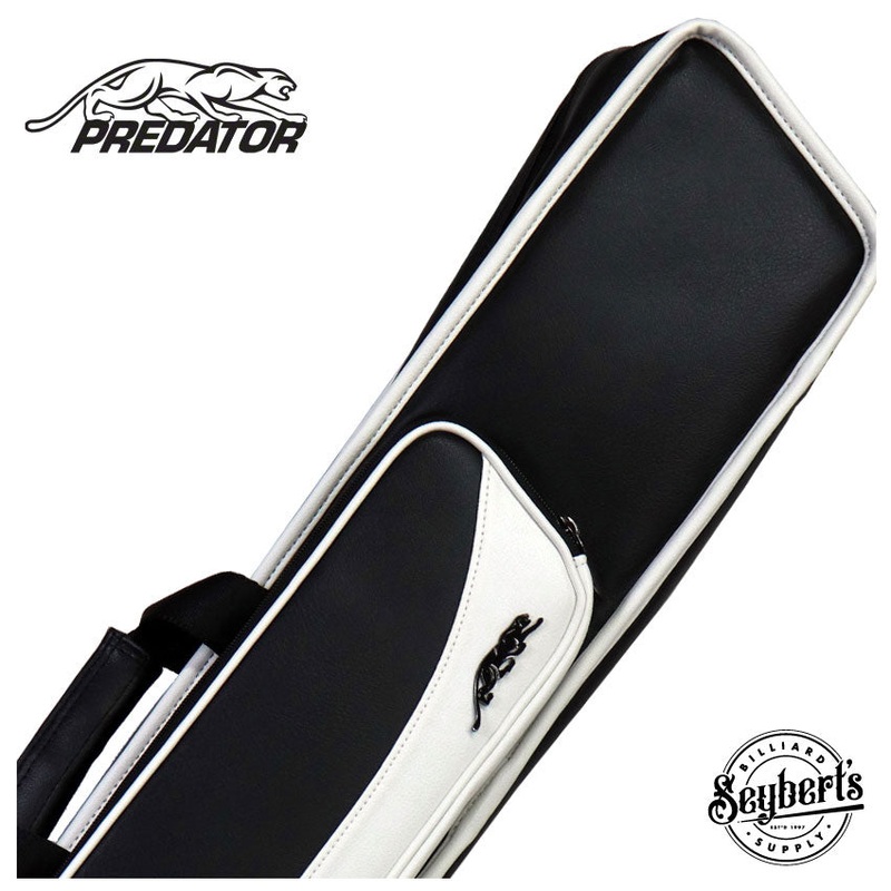 Predator Roadline Black/White 4×8 Soft Pool Cue Case – C48BLKWHTS