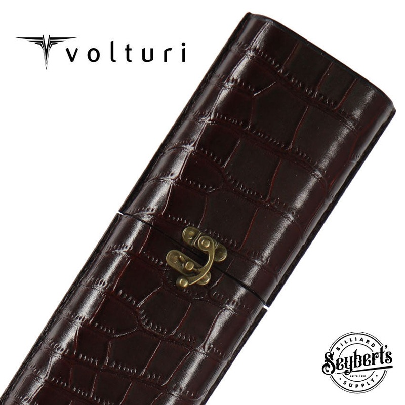 Volturi Fellini Style Cognac 2×2 Hard Pool Cue Case – VCFS2X2COG