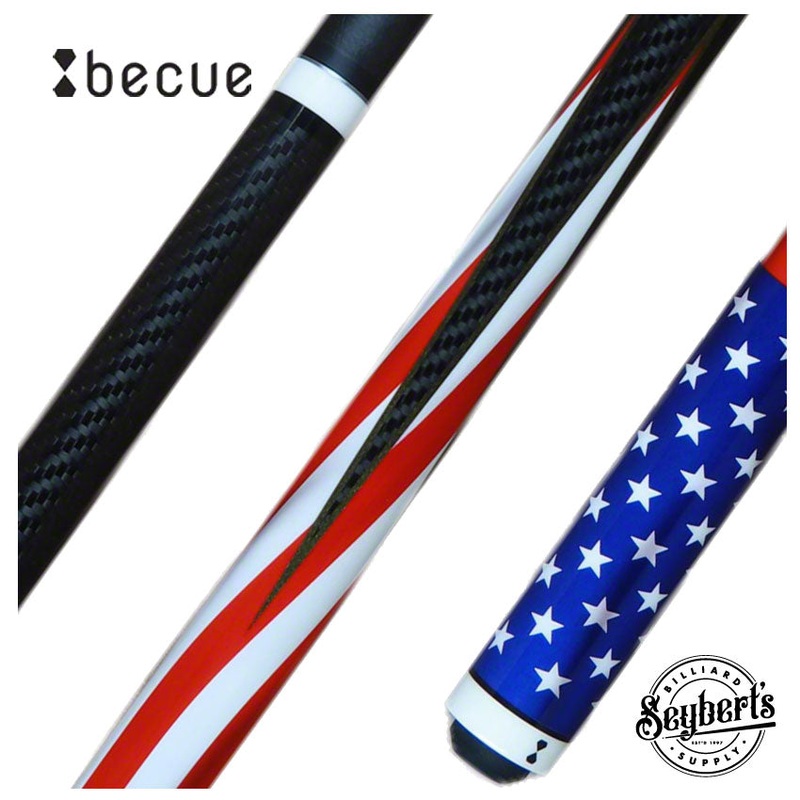 Becue V2 Carbon Fiber Old Glory Play Cue – BC217