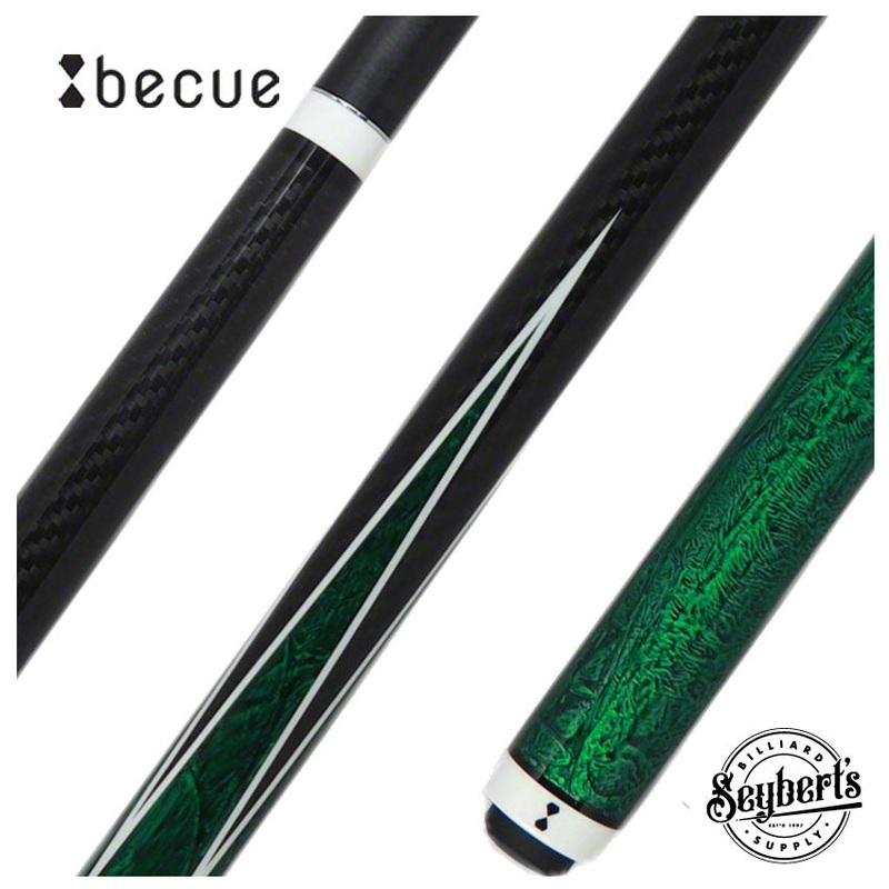 Becue V2 Carbon Fiber Rebel Green Play Cue – BC237GREEN