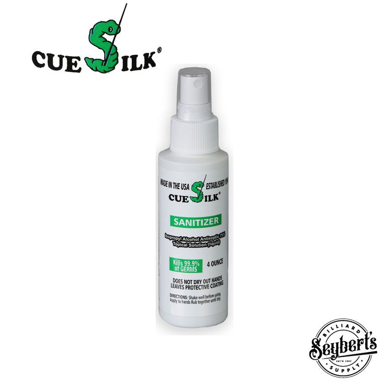 Cue Silk 4oz Sanitizer