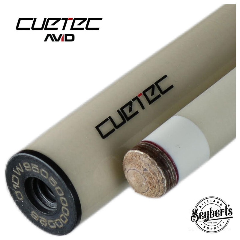 Cuetec 3/8 x 14  AVID Fiberglass Shaft Thin Black Collar-21.3MM Collar