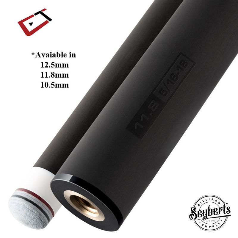 Cuetec Cynergy 5/16 x 18 Thin Collar Carbon Shaft