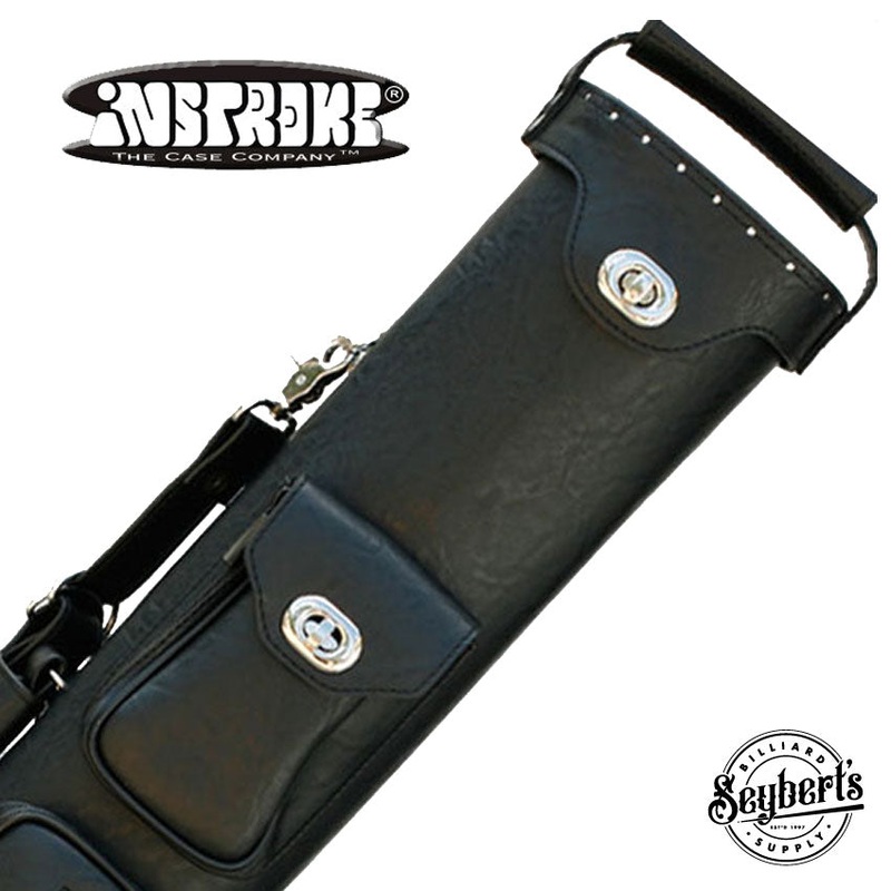 Instroke Premier Black 2×3 Pool Cue Case – P2X3B