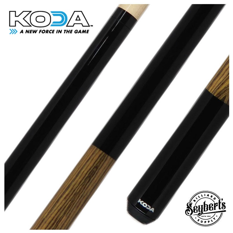 KODA Black with Bocote Graphic Pool Cue – KD21