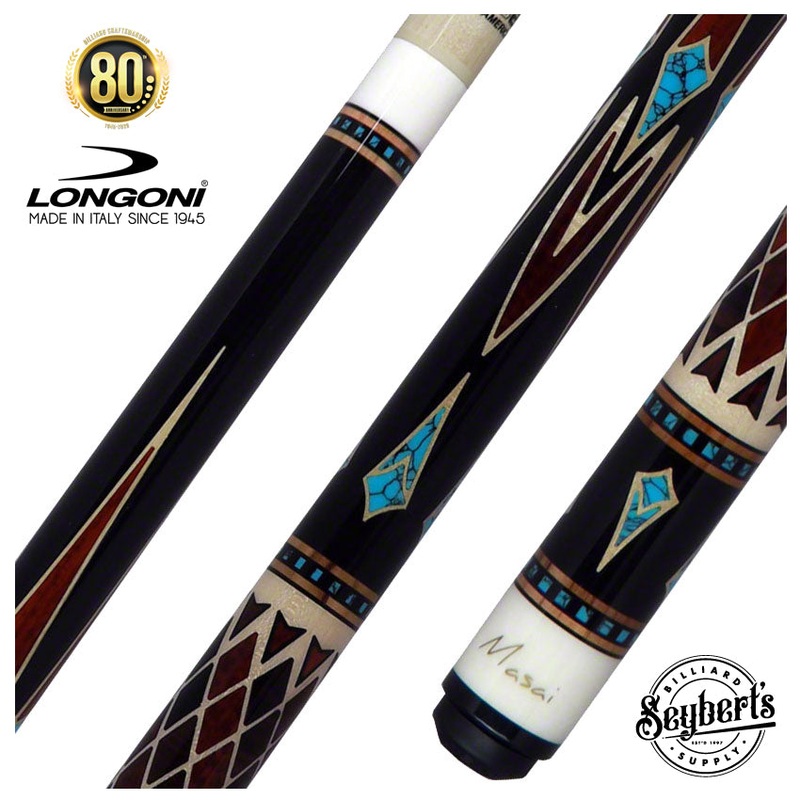 Longoni Stecca Masai S2 Pool Cue with S2 American Wood Shaft – LG24338