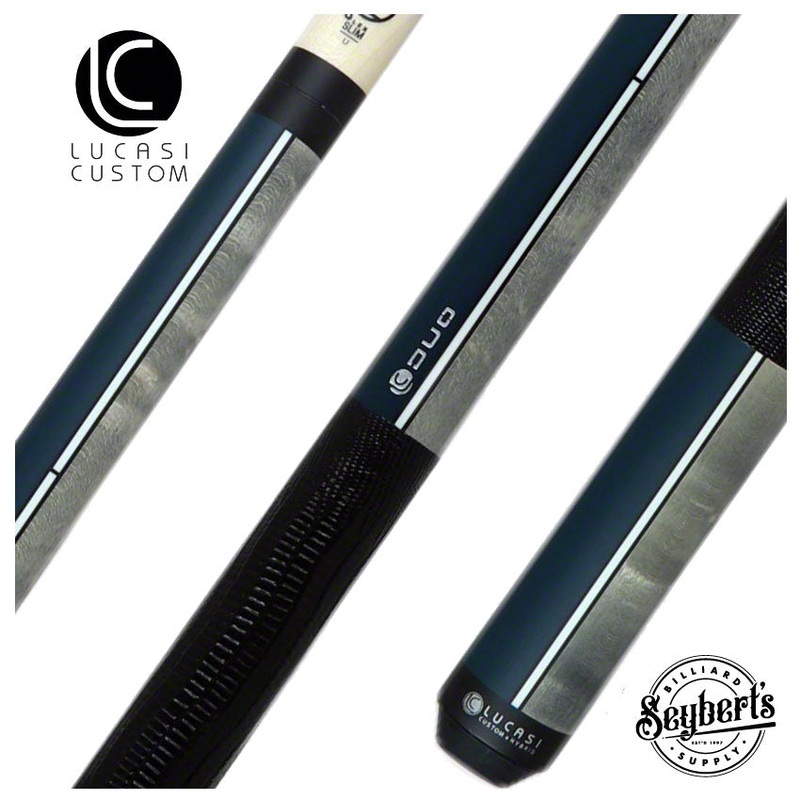 Lucasi Duo Half Paint/Half Exotic Wood Pool Cue – LZDU15
