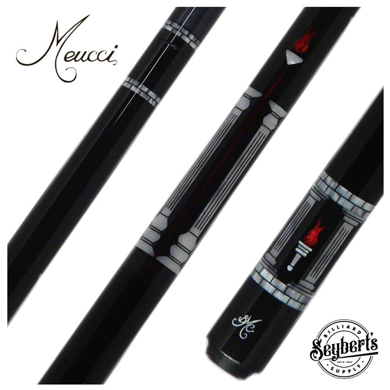 Meucci Pearl Torch Pool Cue with Carbon Shaft