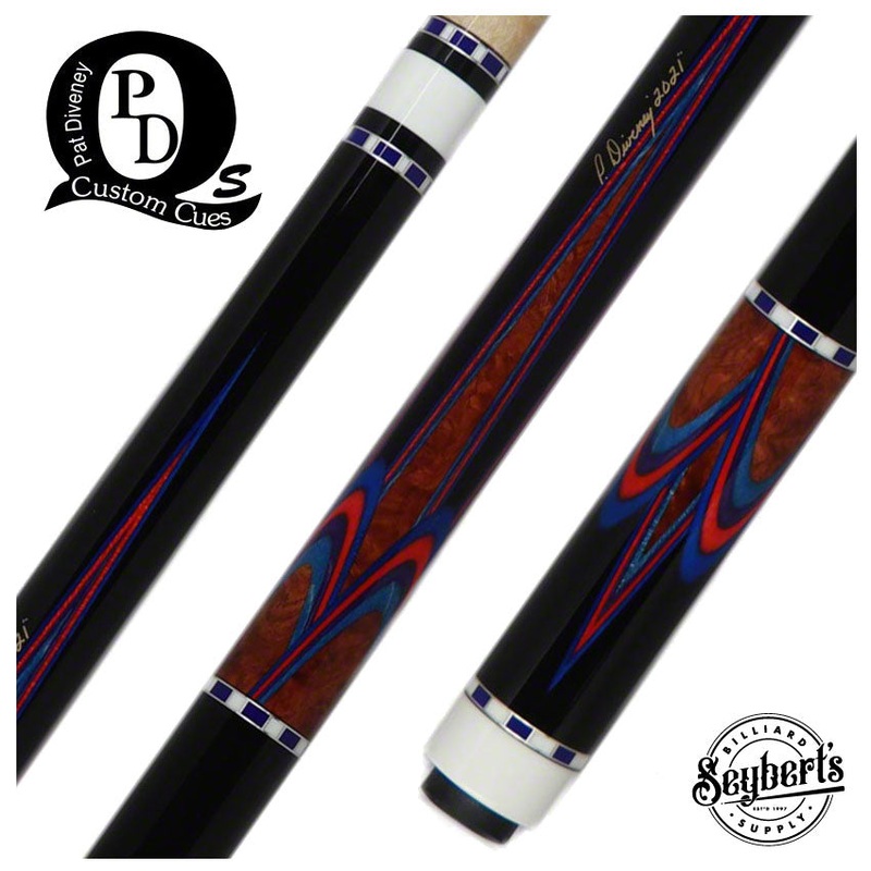 Pat Diveney DC3 Butterfly Custom Pool Cue – DC3400