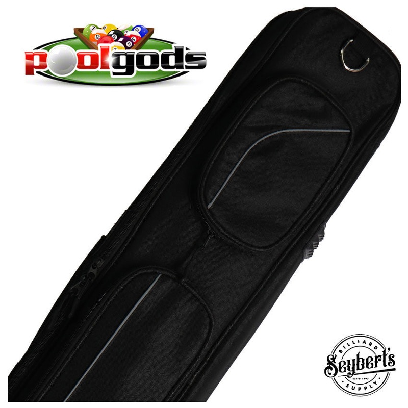 Pool Gods Black 3×4 Soft Pool Cue Case – PGS34BK