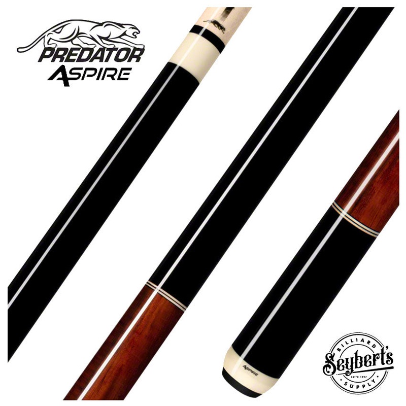 Predator Aspire 1-2 Zebra Stained Maple Pool Cue – ASPIRE1-2