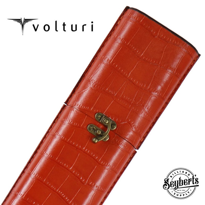 Volturi Fellini Style Orange 2×2 Hard Pool Cue Case – VCFS2X2OR