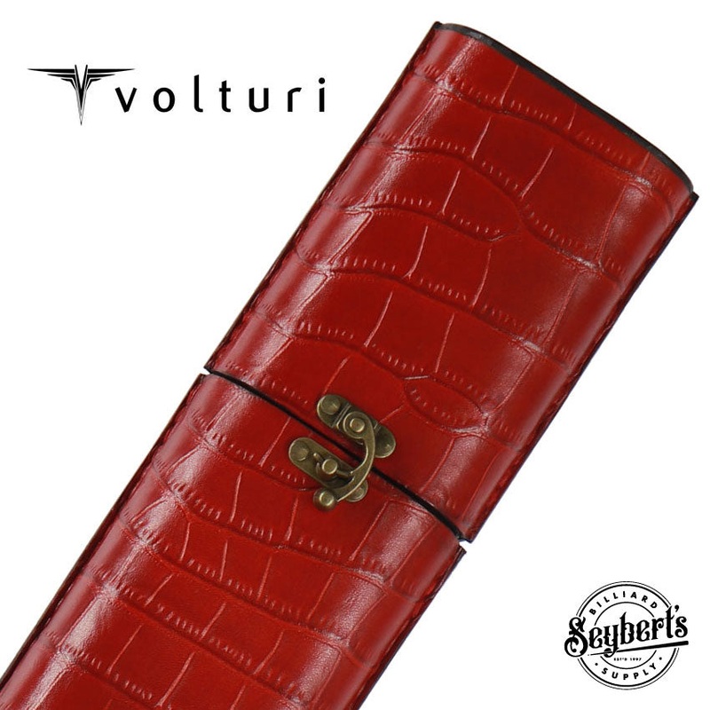 Volturi Fellini Style Red 2×2 Hard Pool Cue Case – VCFS2X2RED