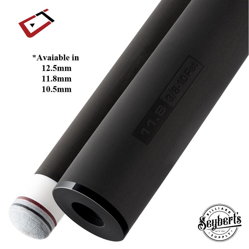 Cuetec Cynergy 3/8 x 10 Modified Thin Collar Carbon Shaft