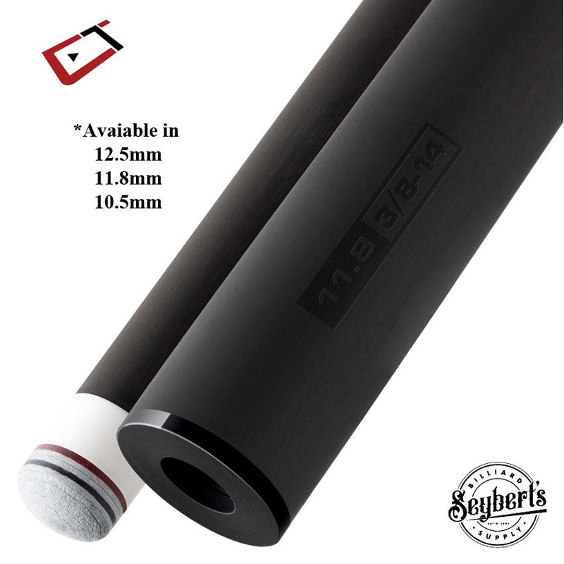 Cuetec Cynergy 3/8 x 14 Thin Collar Carbon Shaft