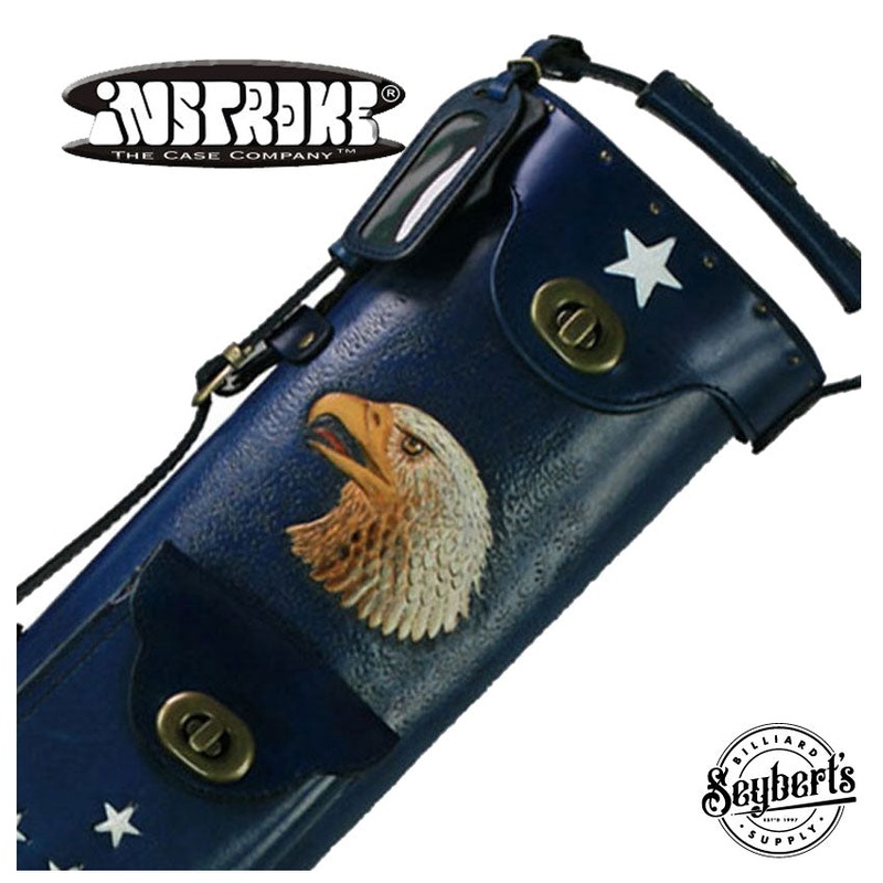 Instroke Custom Eagle Hand Painted 3×5 Pool Cue Case – 35EAGLE